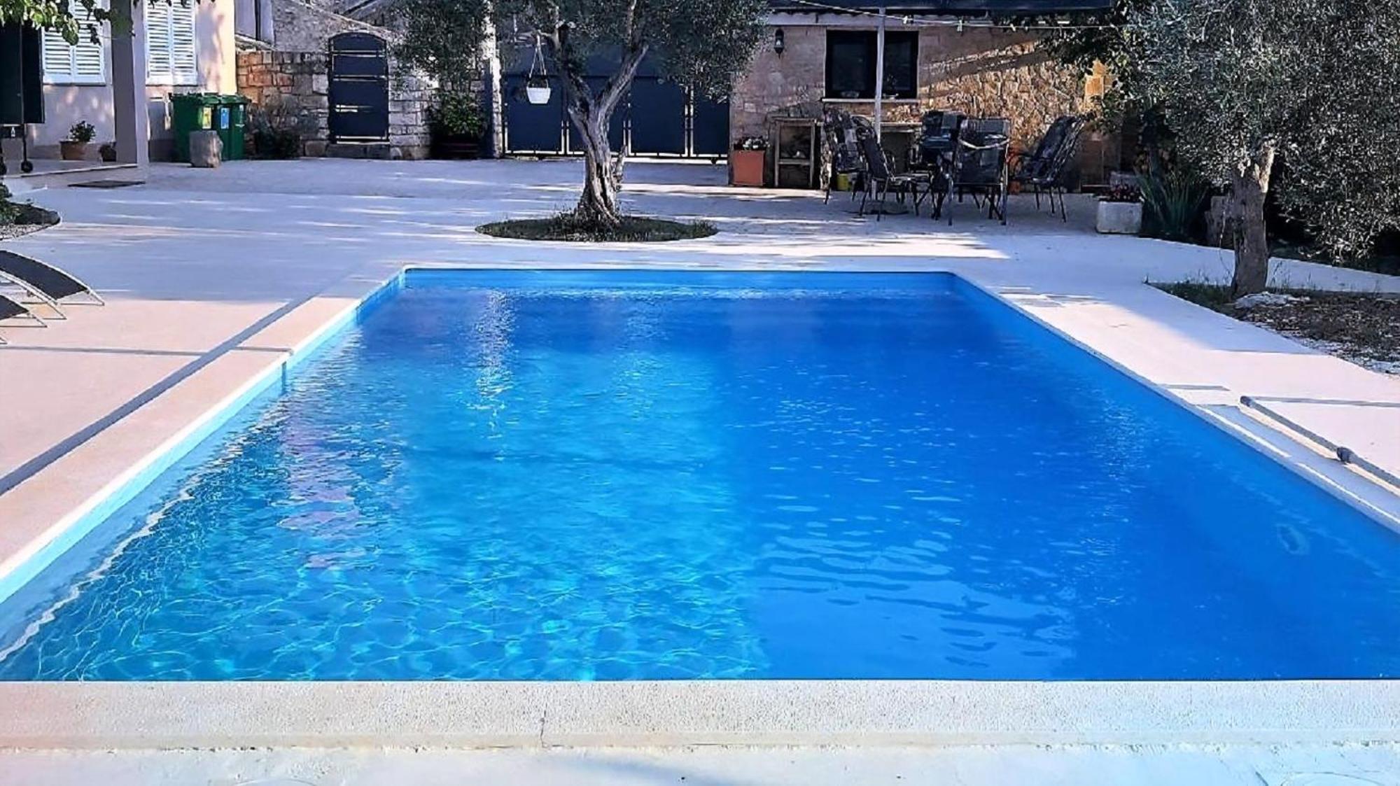 Ferienhaus Aqua Mit Pool Jadreski Экстерьер фото